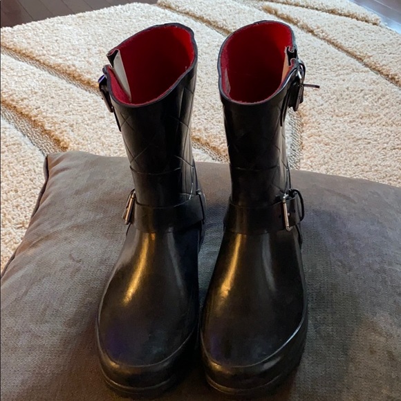 Sperry Shoes - Sperry Black Rubber Boots size 8